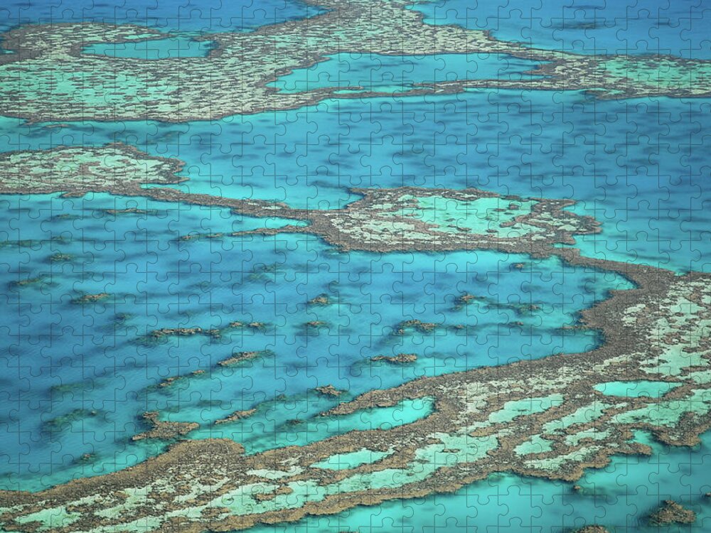 Scenics Jigsaw Puzzle featuring the photograph The Big Reef, Whitsunday Islands by Chantal Ferraro