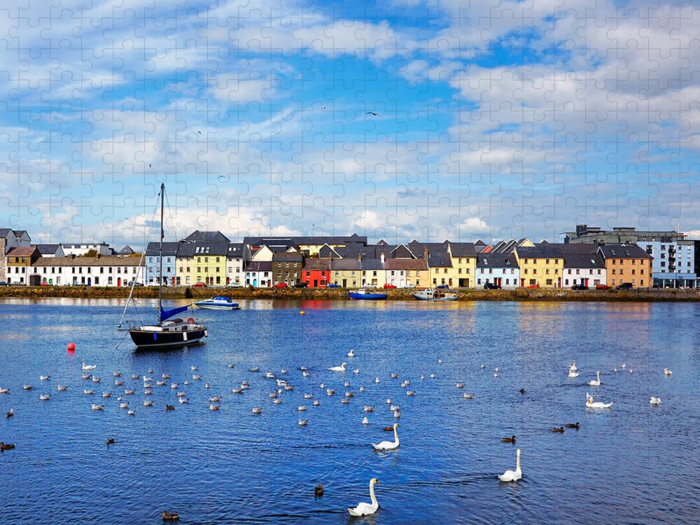 Claddagh Jigsaw Puzzle featuring the photograph The Claddagh In Galway City by Gabriela Insuratelu