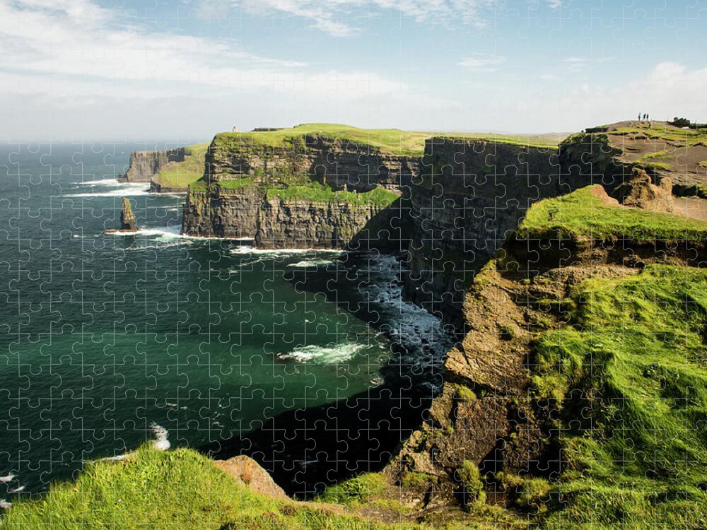 Tranquility Jigsaw Puzzle featuring the photograph The Cliffs Of Moher by Flash Parker