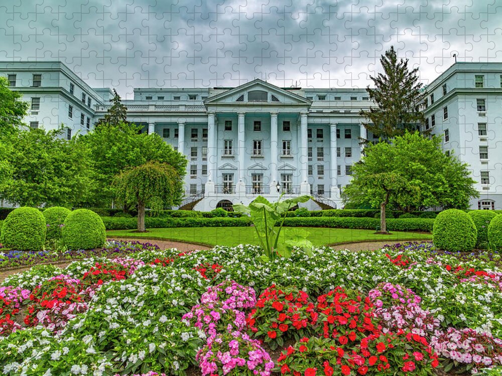 Greenbrier Jigsaw Puzzle featuring the photograph The Greenbrier by Betsy Knapp