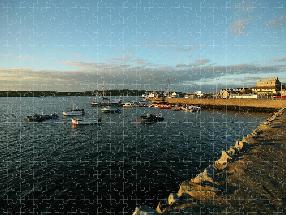 Sailboat Jigsaw Puzzle featuring the photograph The Harbor At Baltimore, Ireland by David Epperson