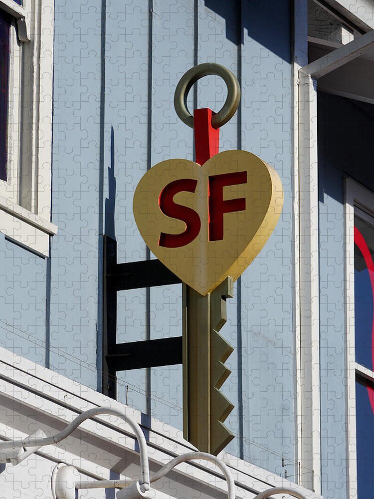 Richard Reeve Jigsaw Puzzle featuring the photograph The Key to San Francisco by Richard Reeve