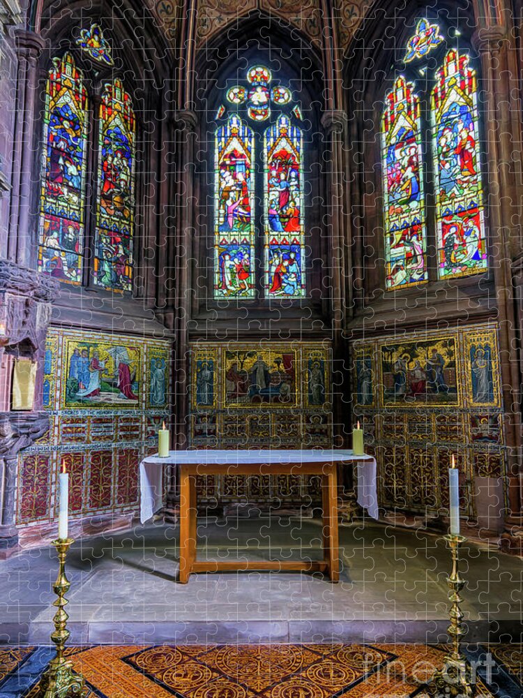 Religion Jigsaw Puzzle featuring the photograph The Lord Is My Strength by Ian Mitchell