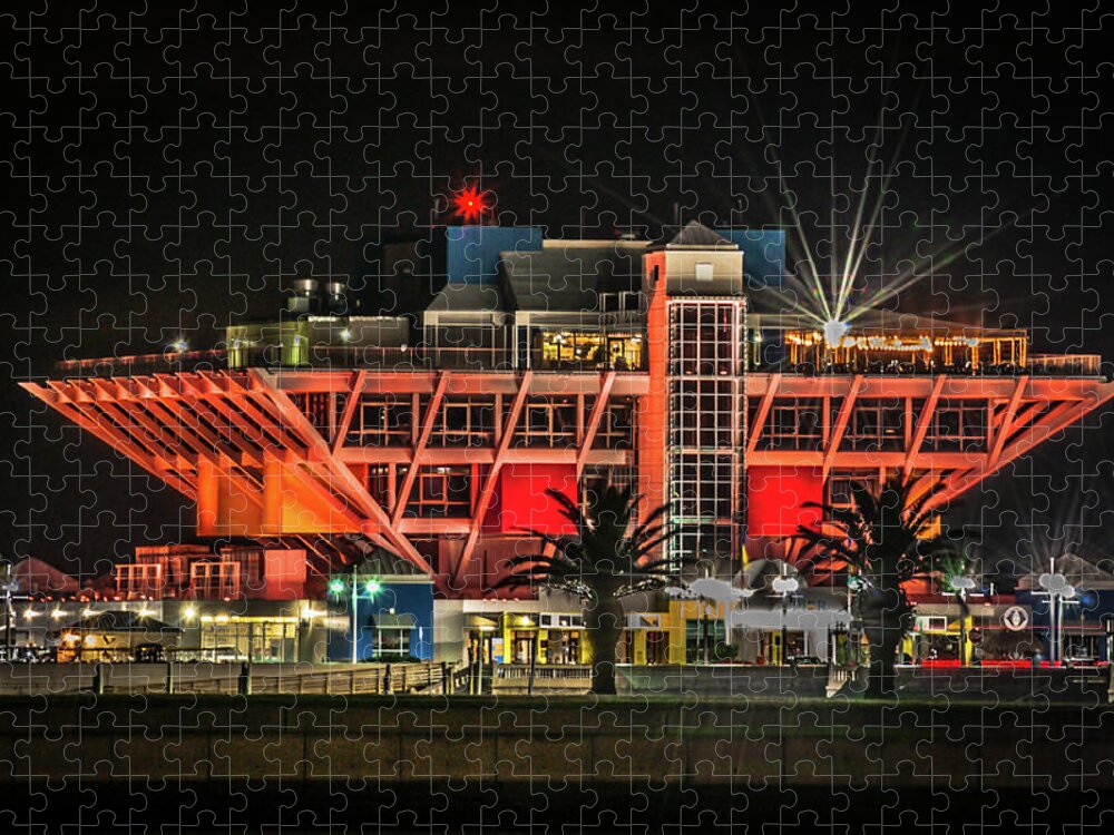 Architechture Jigsaw Puzzle featuring the photograph The Pier by Joe Leone