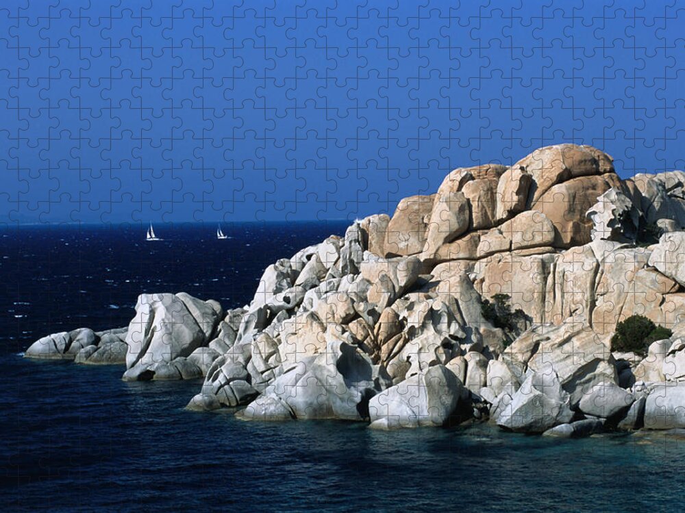 Seascape Jigsaw Puzzle featuring the photograph The Spectacular Rocky Coast Of Capo by Dallas Stribley