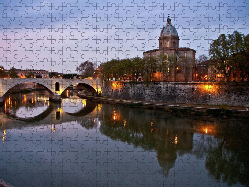 Arch Jigsaw Puzzle featuring the photograph Tiber by I Love Photography