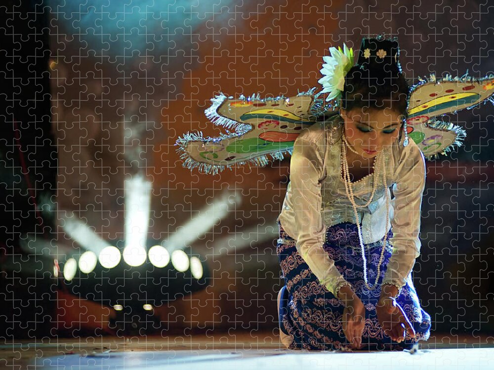 People Jigsaw Puzzle featuring the photograph Tribal Dance by Tareq Saifur Rahman