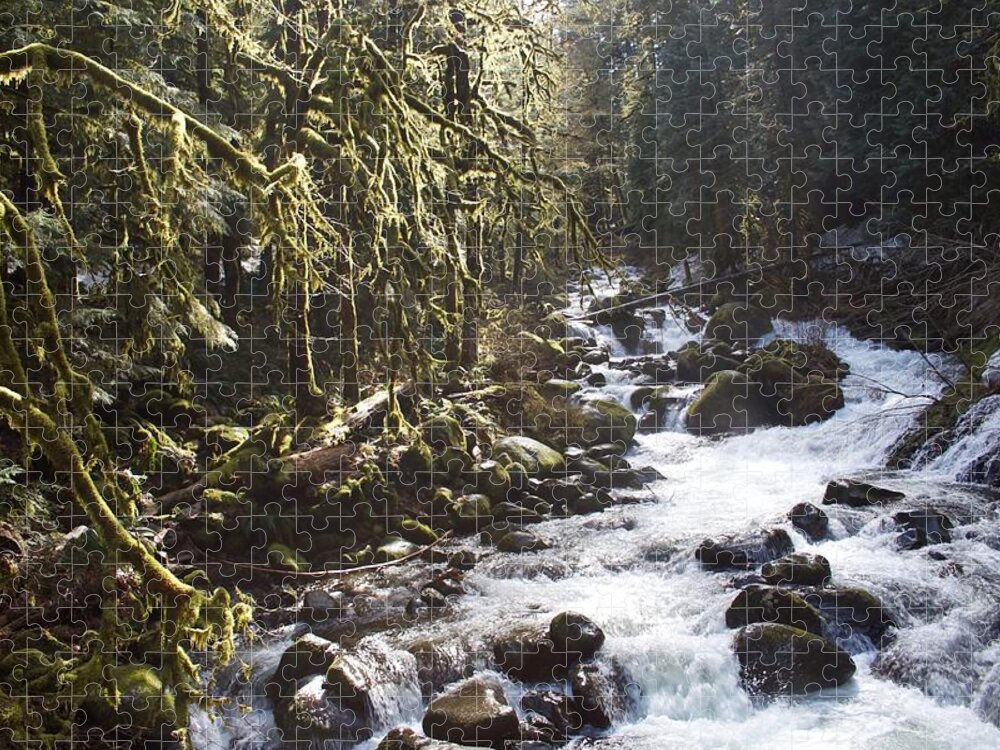 Triple Flow Jigsaw Puzzle featuring the photograph Triple Flow by Dylan Punke