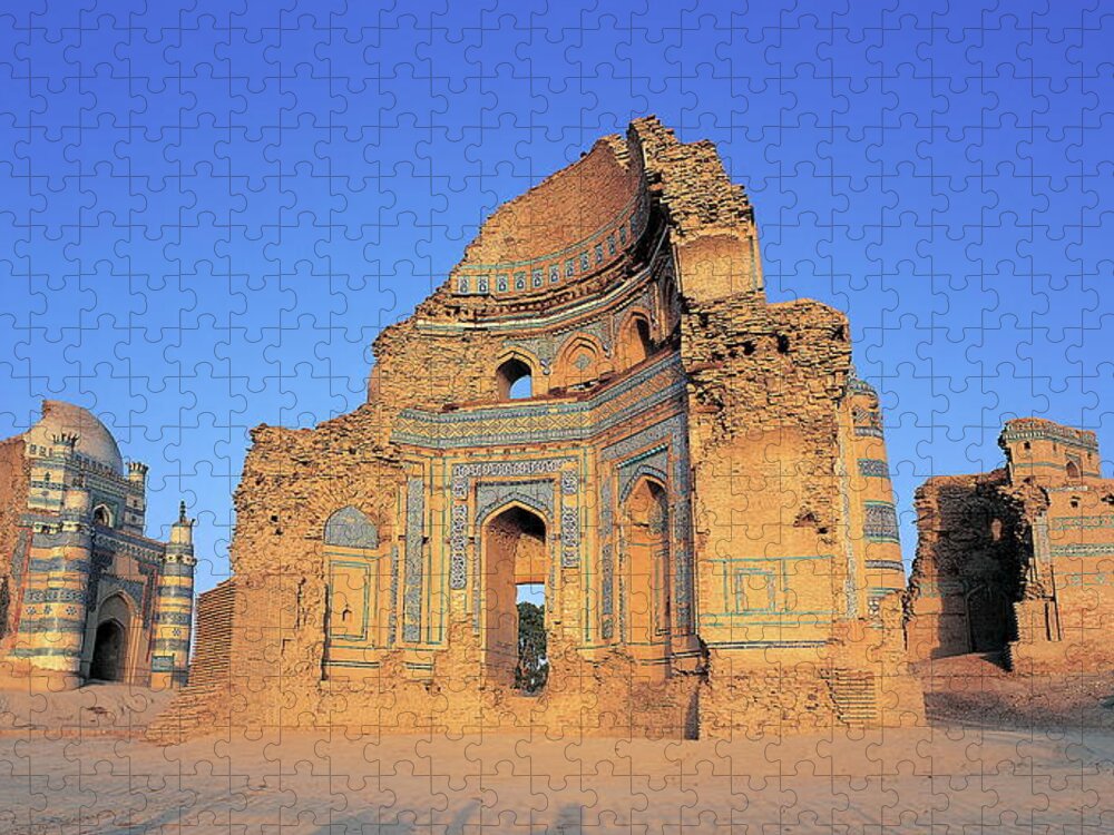 Tranquility Jigsaw Puzzle featuring the photograph Uch Sharif by Nadeem Khawar