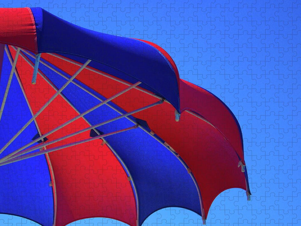 Umbrella Jigsaw Puzzle featuring the photograph Umbrella by Jean Evans