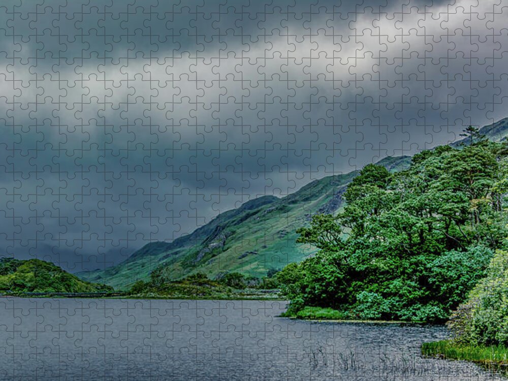 Brooding Skies Jigsaw Puzzle featuring the photograph Unforgettable Ireland by Marcy Wielfaert