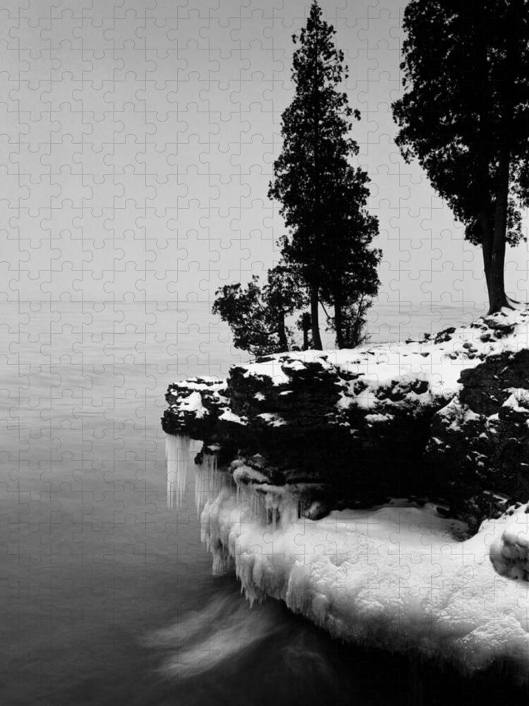 Lake Michigan Jigsaw Puzzle featuring the photograph Usa, Wisconsin, Lake Michigan, Shore by Alex L. Fradkin