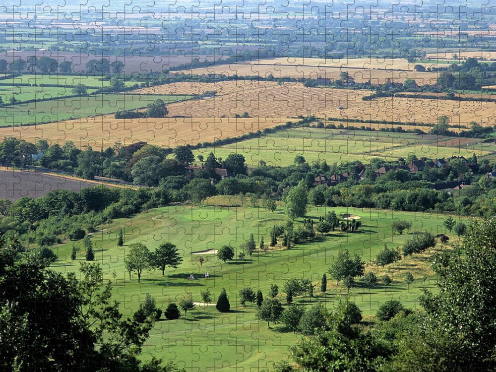 Scenics Jigsaw Puzzle featuring the photograph Vale Of Aylesbury by Kodachrome25