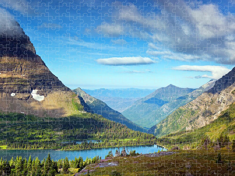 Scenics Puzzle featuring the photograph Valley Beyond by Rebecca L. Latson