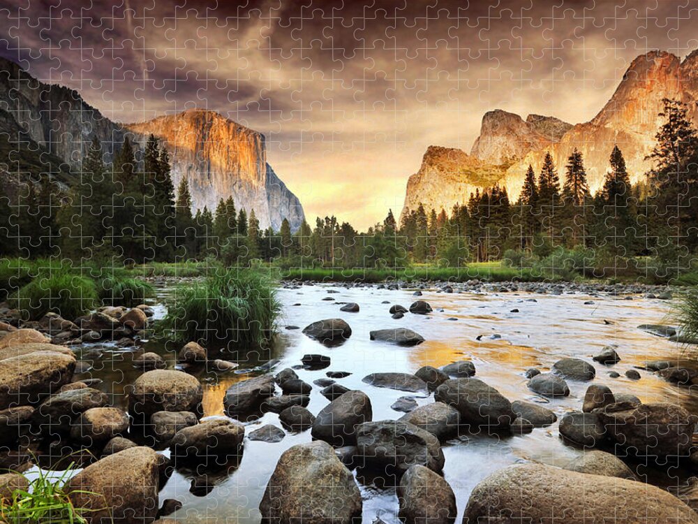 Scenics Puzzle featuring the photograph Valley Of Gods by John B. Mueller Photography