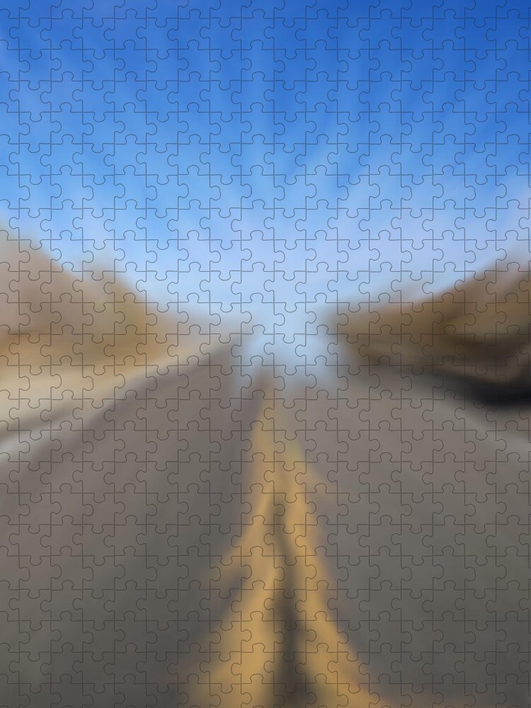 Richard Reeve Jigsaw Puzzle featuring the digital art Vanishing Poiint by Richard Reeve