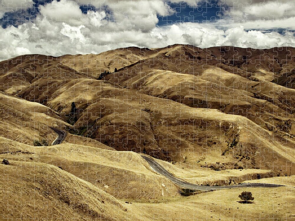 Tranquility Jigsaw Puzzle featuring the photograph Velvet Hills by Photo By Stas Kulesh