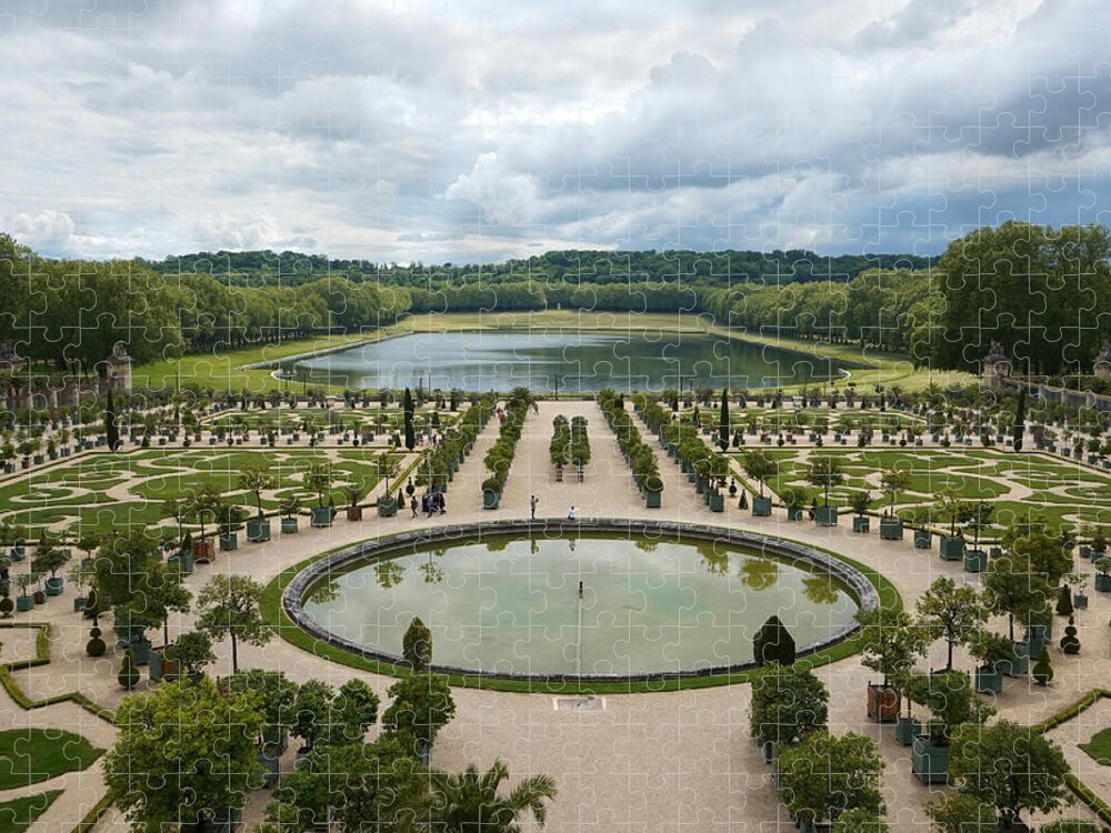 Versailles Jigsaw Puzzle featuring the photograph Versailles 4 by Andrew Fare