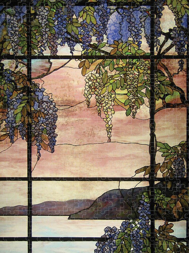 Tiffany Jigsaw Puzzle featuring the painting View of Oyster Bay by Louis Comfort Tiffany