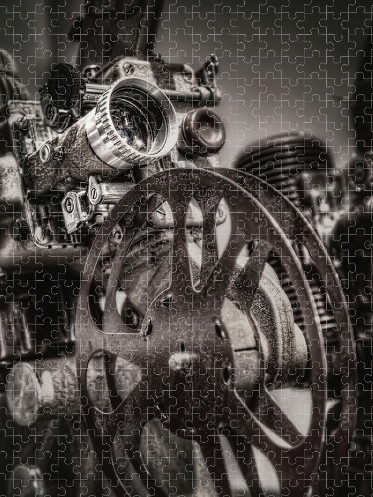 Projector Jigsaw Puzzle featuring the photograph Vintage 16mm by Scott Norris