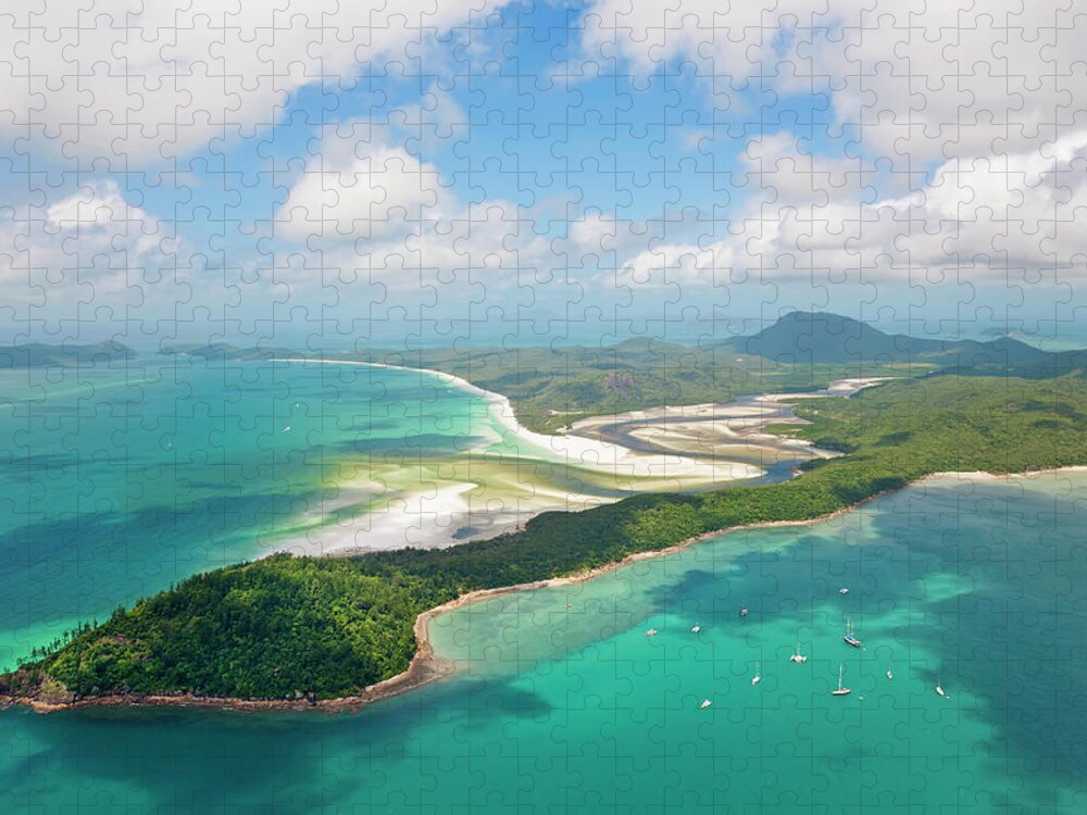 Tranquility Jigsaw Puzzle featuring the photograph Whitsunday Islands, Queensland by Peter Adams