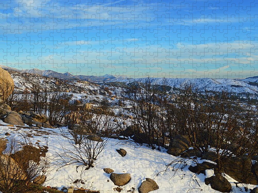 Thomas Mountain Jigsaw Puzzle featuring the photograph Winter Horizon by Glenn McCarthy Art and Photography