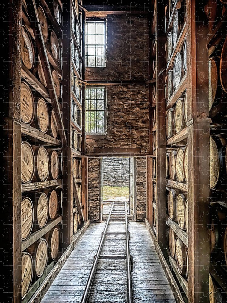 Woodford Reserve Jigsaw Puzzle featuring the photograph Woodford Reserve Rickhouse by Susan Rissi Tregoning