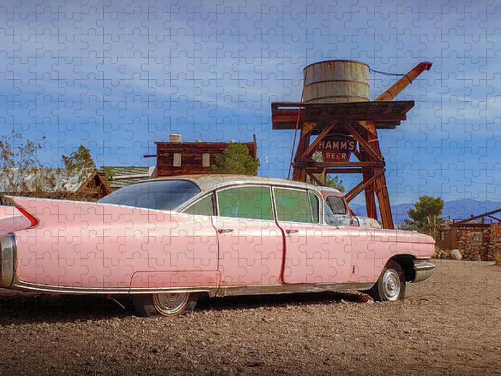 1960 Jigsaw Puzzle featuring the photograph 1960 Cadillac by Darrell Foster