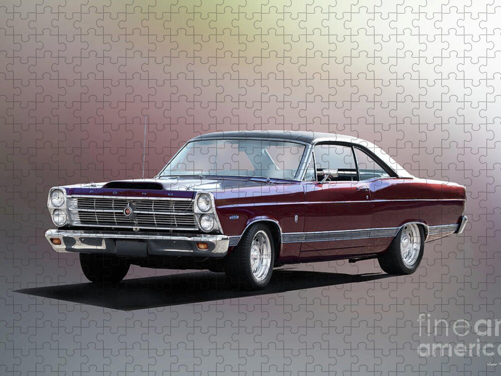 1967 Ford Fairlane Gta Jigsaw Puzzle featuring the photograph 1967 Ford Fairlane GTA by Dave Koontz
