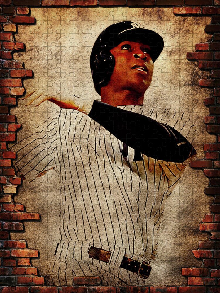 Baseball Didi Gregorius Didigregoriusdidi Gregorius New York Yankees  Newyorkyankeesphiladelphia Phil Jigsaw Puzzle by Wrenn Huber - Fine Art  America