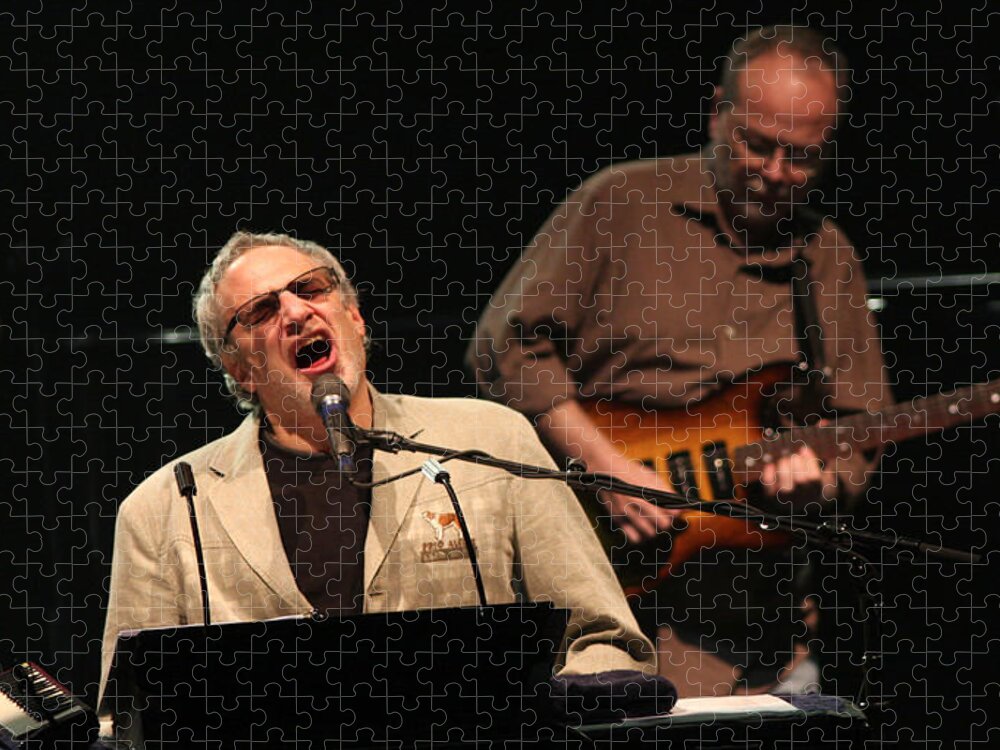 Rock Jigsaw Puzzle featuring the photograph Donald Fagen and Walter Becker - Steely Dan #1 by Concert Photos