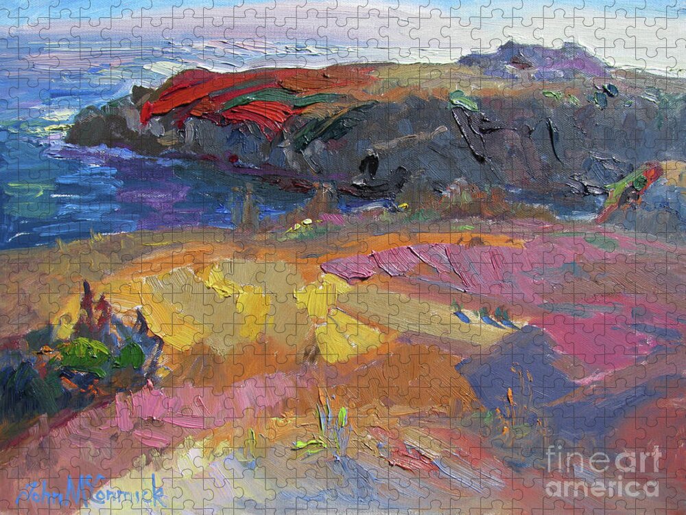 Duncan's Landing Jigsaw Puzzle featuring the painting Duncan's Landing #2 by John McCormick