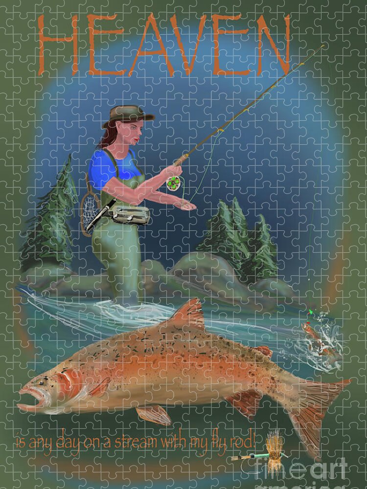 Fly Fishing Heaven #1 Jigsaw Puzzle