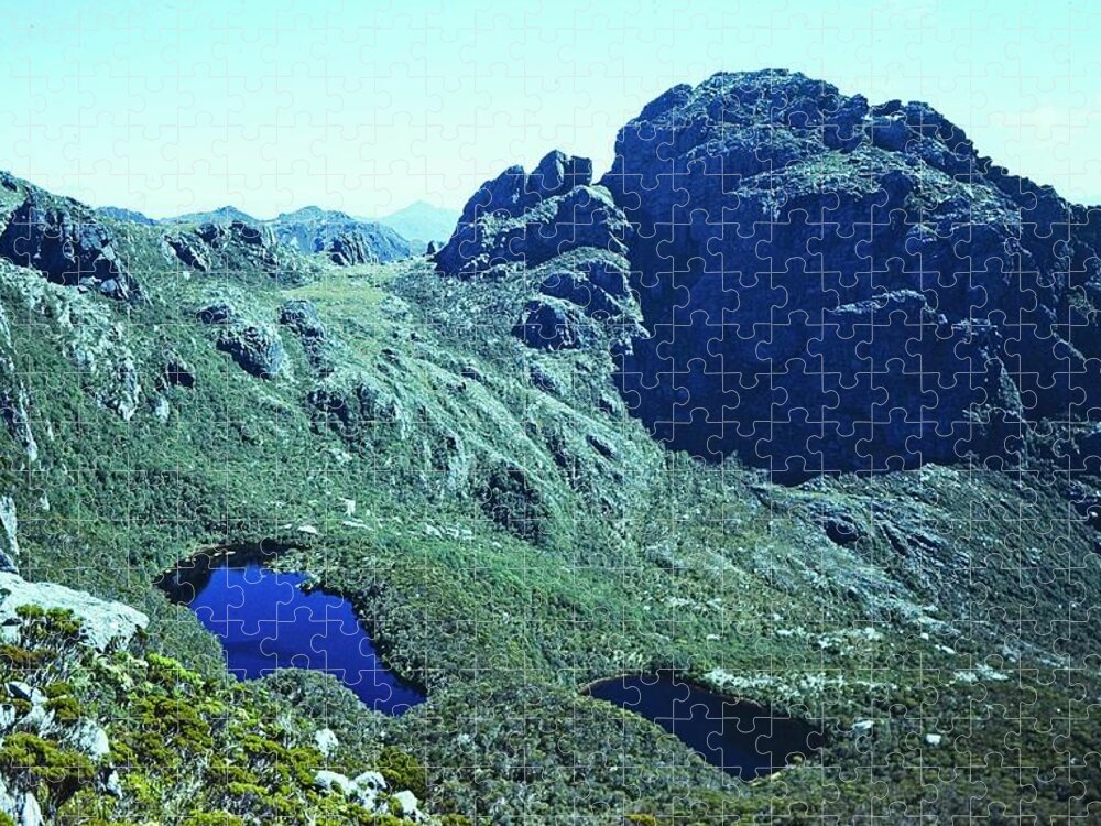 Frankland Range Jigsaw Puzzle featuring the photograph Frankland Range, Tasmania, Australia #1 by Steven Ralser