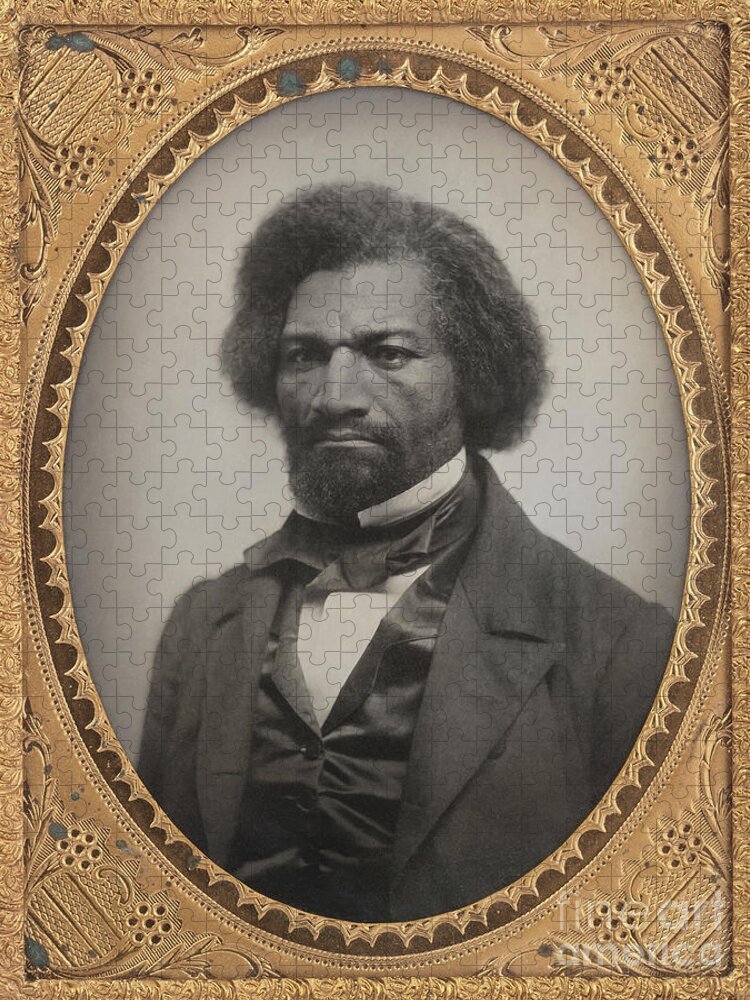 1856 Jigsaw Puzzle featuring the photograph Frederick Douglass #1 by Granger