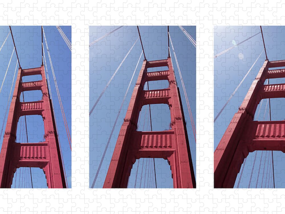 Golden Gate Bridge Art Jigsaw Puzzle featuring the photograph Golden Gate Bridge #1 by Paul Plaine
