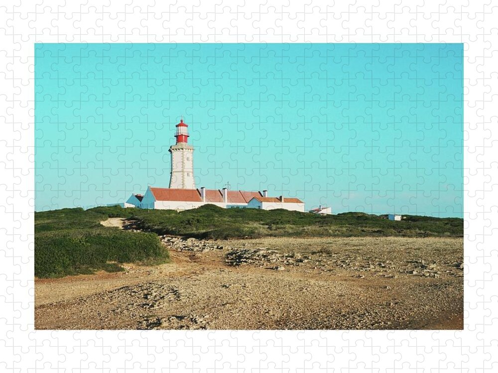 Lighthouse Jigsaw Puzzle featuring the photograph Guiding us through the dark #1 by Barthelemy De Mazenod