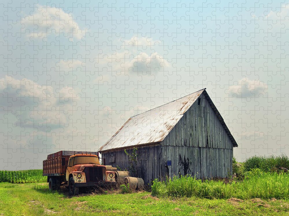 International Harvester Jigsaw Puzzle featuring the photograph International Harvester #2 by Grant Twiss