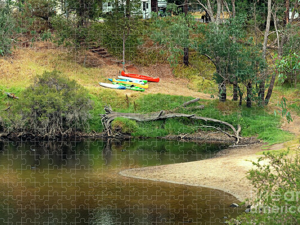 Blackwood Jigsaw Puzzle featuring the photograph Just Resting at the Blackwood by Elaine Teague