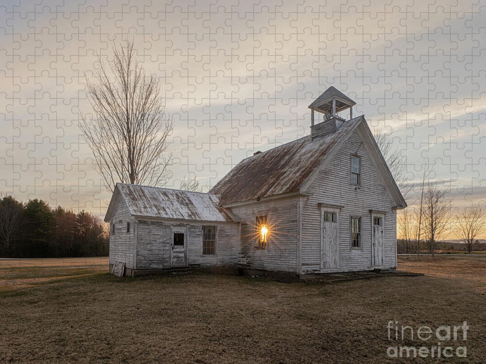 2020 Jigsaw Puzzle featuring the photograph Maple Ridge School - Harrison, ME #1 by Craig Shaknis