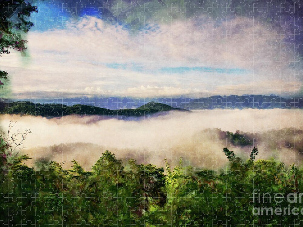 Tennessee Jigsaw Puzzle featuring the photograph Mountain View #1 by Phil Perkins