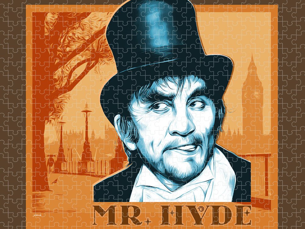 Dr Jekyll Jigsaw Puzzle featuring the digital art Mr Hyde #1 by Greg Joens