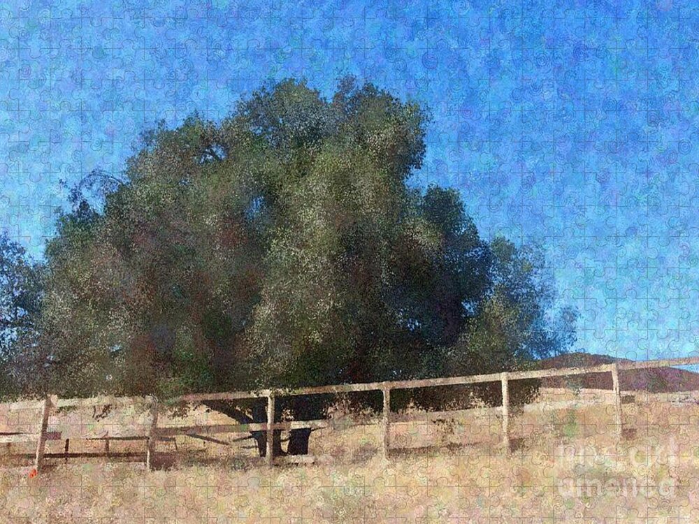 Tree Jigsaw Puzzle featuring the photograph Old Oak Tree #1 by Katherine Erickson
