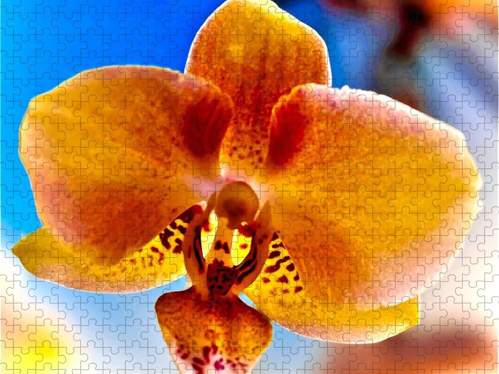  Jigsaw Puzzle featuring the photograph Orchids 2 #1 by John Anderson