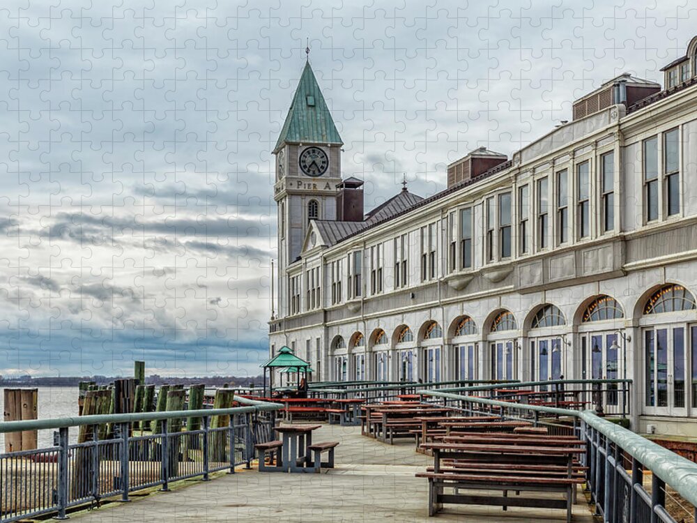 Pier A Harbor House Jigsaw Puzzle featuring the photograph Pier A Harbor House by Cate Franklyn