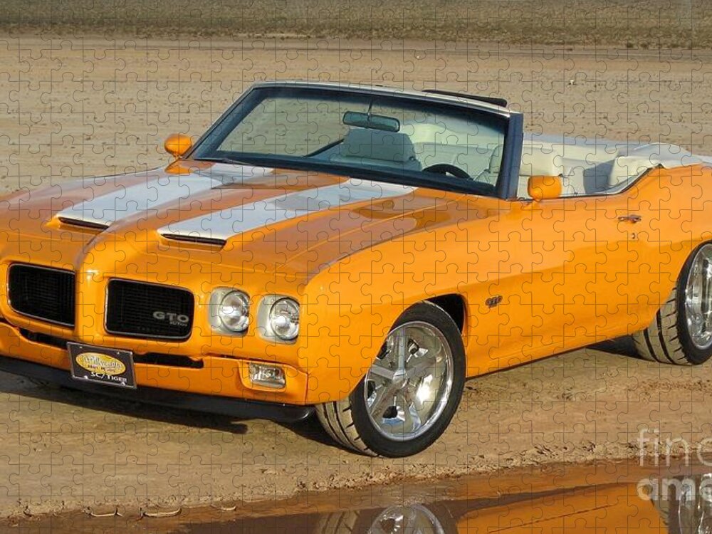Vintage Jigsaw Puzzle featuring the photograph Pontiac GTO by Action