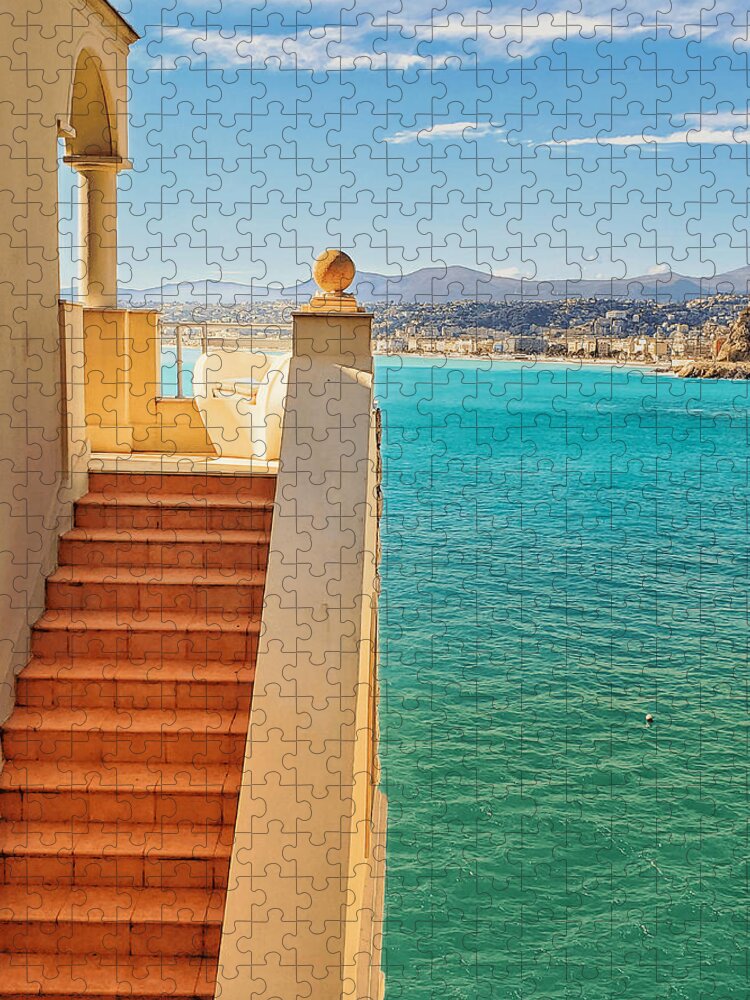 Stairway Jigsaw Puzzle featuring the photograph Stairway to Heaven by Andrea Whitaker
