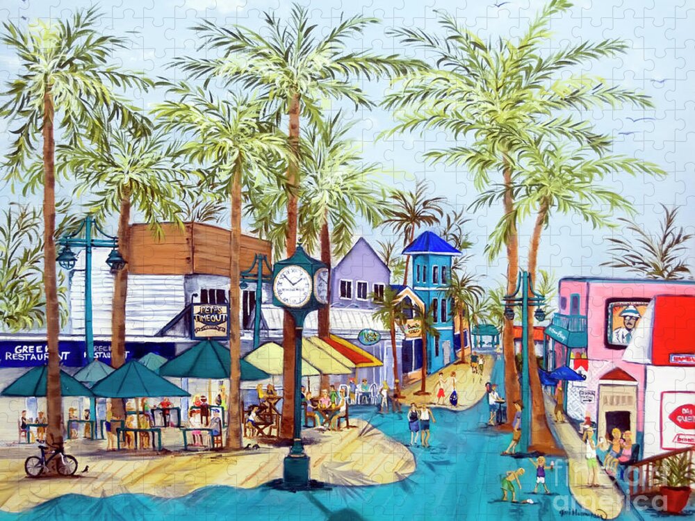 Times Square Fort Myers Beach Jigsaw Puzzle
