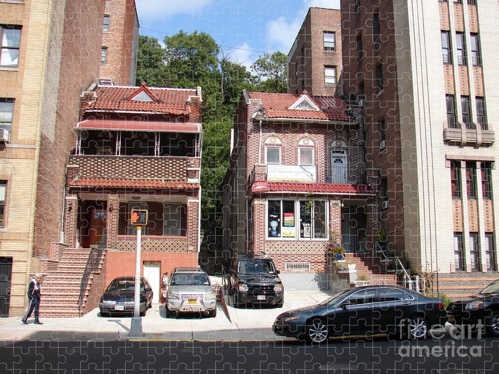 Inwood Jigsaw Puzzle featuring the photograph Twin Houses by Cole Thompson
