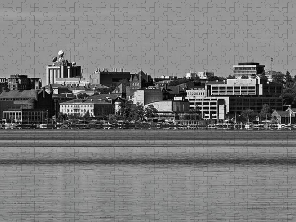 Madison Jigsaw Puzzle featuring the photograph UW Union and Terrace, Madison, Wisonsin 4 by Steven Ralser